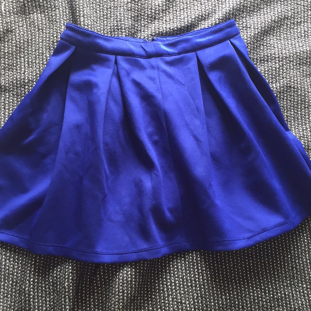 Blue skirt